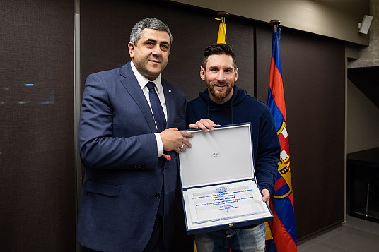 Lionel Messi est nommé Ambassadeur du tourisme responsable par l’Organisation mondiale du tourisme