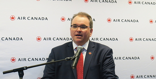 David Rheault, directeur Affaires gouvernementales et relations avec les collectivités d'Air Canada