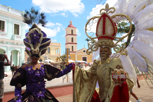 La ville de Remedios nous a offert un avant-goût de son fameux festival, les « Parrandas de Remedios », qui se déroule en décembre.