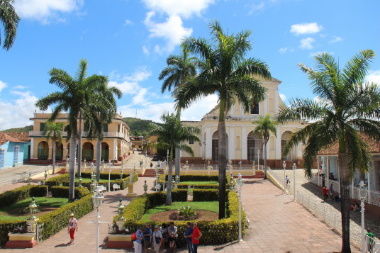 La Plaza Mayor à Trinidad