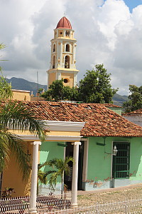 La vieille partie de Trinidad, avec ses couleurs pastels et ses rues en pavés.