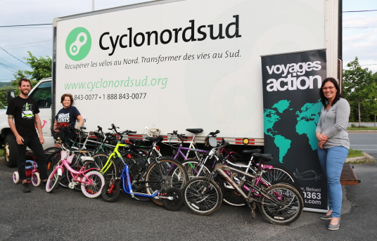 Deux agences collectent des vélos pour Cyclo Nord Sud 
