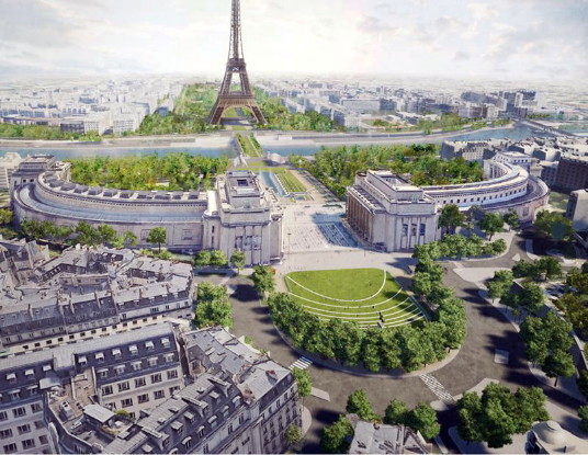 "Grand site tour Eiffel" : un poumon vert au cœur de Paris en 2024