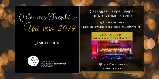 Gala des Trophées Uni-Vers 2019 : les billets sont en vente