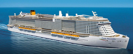 Le Costa Smeralda sera livré en retard Le Costa Smeralda sera livré en retard
