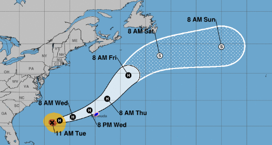 L'ouragan Humberto pourrait affecter les Bermudes 