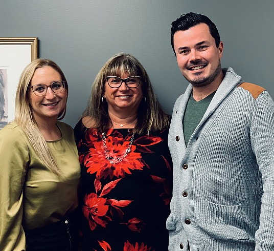 Veronica Peric, Joanne Chenel et Gabriel Blais-Lafleur