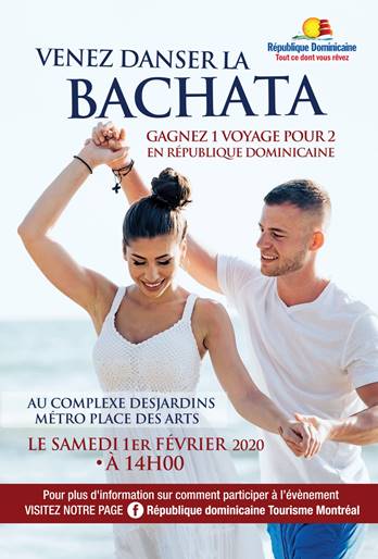 Le ministère du Tourisme de la République dominicaine invite le public à ' esquiver le froid ' lors d'un grand évènement à Montréal Le ministère du Tourisme de la République dominicaine invite le public à ' esquiver le froid ' lors d'un grand évènement à Montréal