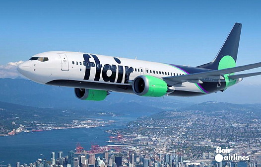 Flair Airlines entre en service avec le premier de 13 nouveaux appareils Boeing 737-8