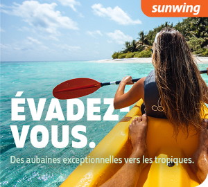 Sunwing procède au lancement de son solde Évadez-vous offrant des économies d’une durée limitée sur des escapades tropicales