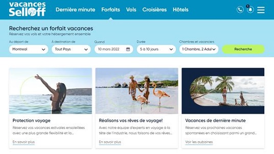 VacancesSellOff dévoile une nouvelle image de marque attrayante avec le lancement de la nouvelle version de son site Web