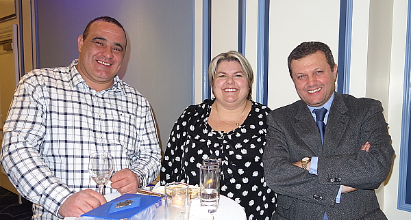 Ahmed Masrour et Julie Chagnon de Sultana Tours en compagnie de Ferid Fetni de Syphax Airlines.