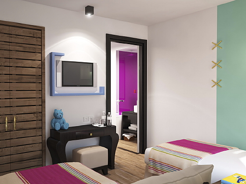 Club Med Cancun Yucatan: nouvelle chambre enfant au sein de la chambre famille Club Med Cancun Yucatan: nouvelle chambre enfant au sein de la chambre famille