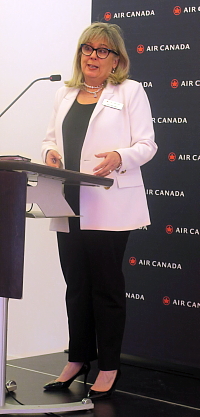 Air Canada partage son enthousiasme avec une soixantaine de professionnels réunis au Centre PHI