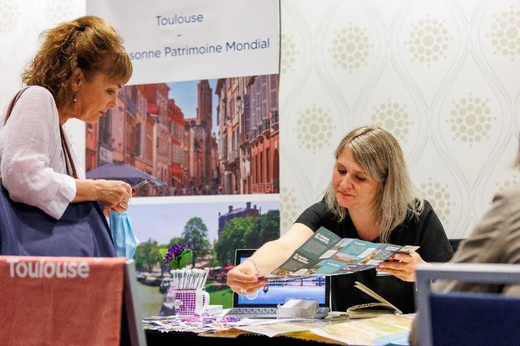 Marine Brunet de l'Office de Tourisme de Toulouse - Montréal - Destination France 2022