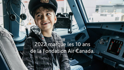 La Fondation Air Canada célèbre son 10e anniversaire avec un engagement renouvelé afin d'aider les enfants à déployer leurs ailes