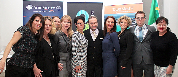 Toute l'équipe du Club Med, celle du CPTM et Ivan Vukov, directeur des marchés pour Aeromexico. Toute l'équipe du Club Med, celle du CPTM et Ivan Vukov, directeur des marchés pour Aeromexico.