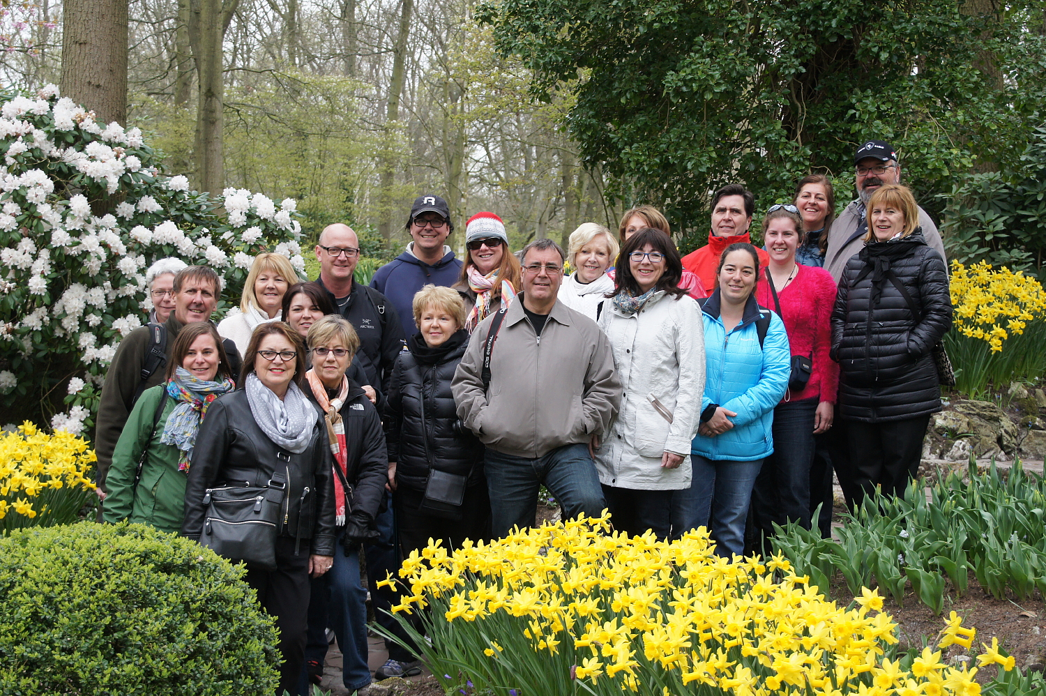 Le groupe au Keukenhof (Pays-Bas) Le groupe au Keukenhof (Pays-Bas)