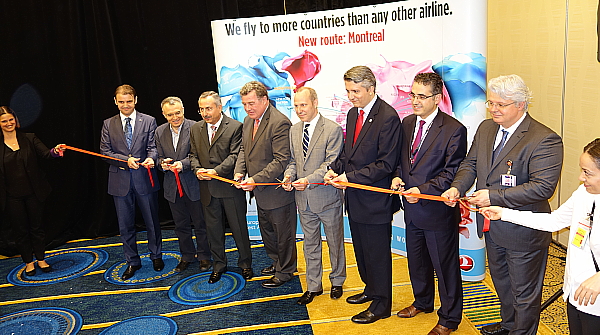 Aéroports de Montréal et Turkish Airlines accueillent le premier vol en provenance d'Istanbul  