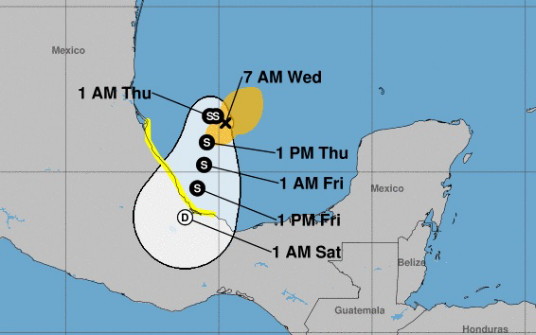Une tempête tropicale évolue dans le golfe du Mexique 