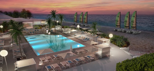 La piscine, la nuit. La piscine, la nuit.