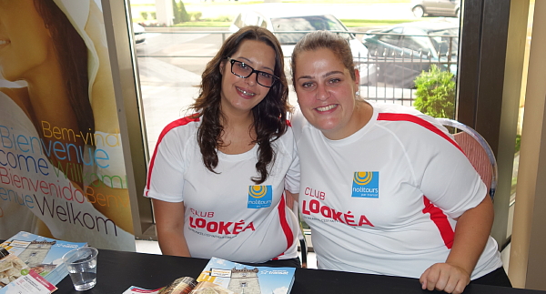AndréaneVezina et Maria Almeida de Transat Tours Canada AndréaneVezina et Maria Almeida de Transat Tours Canada