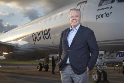Les deux premiers appareils de la flotte de 50 aéronefs Embraer E195-E2 commandés par Porter Airlines ont été livrés dans le cadre d'une cérémonie au siège social d'Embraer au Brésil. (Groupe CNW/Porter Airlines)