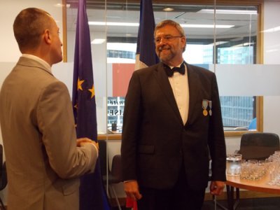 Guy Champoux reçoit la Médaille d'or du tourisme