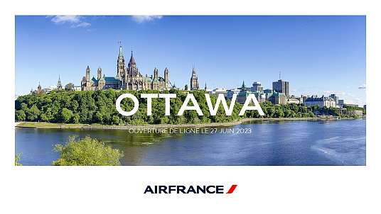 Air France étend son réseau au Canada et ouvrira dès juin 2023 une nouvelle liaison entre Paris-Charles de Gaulle et Ottawa