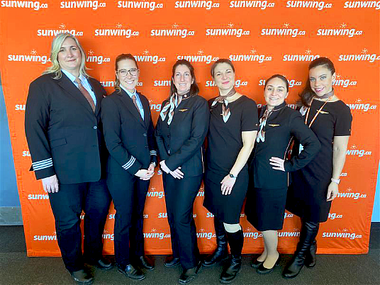 L'équipage Sunwing de Toronto