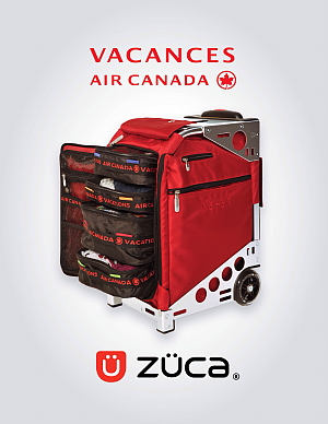 Simplifier les bagages : Vacances Air Canada s’allie à Züca pour lancer une nouvelle ligne de valises pour ses voyageurs Simplifier les bagages : Vacances Air Canada s’allie à Züca pour lancer une nouvelle ligne de valises pour ses voyageurs