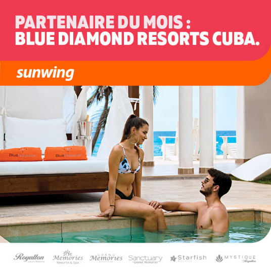 Sunwing invite ses clients à briller et à gagner gros sous le soleil des Caraïbes grâce à Blue Diamond Resorts Cuba
