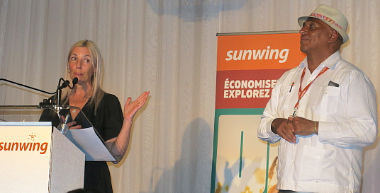 Sunwing reçoit 150 agents sur le thème ' Sunwing aime Cuba ' 