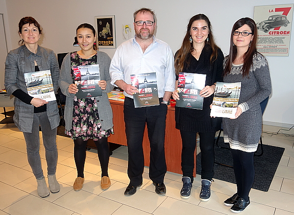 L'équipe d'EurocarTT: Marie-Claude Gagnon, superviseure réservations; Lara Munoz, agent de réservation; Erwan Even, président; Lucie Leborgne, directrice marketing et Jennie Bittner, directrice des opérations.