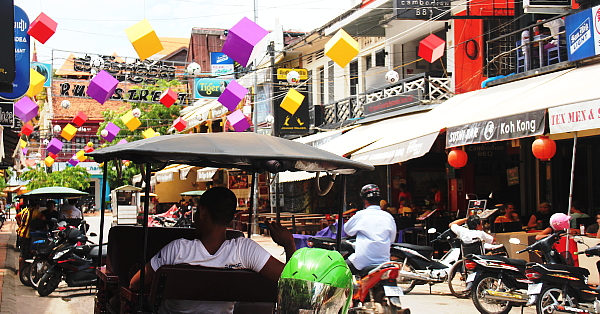 La ville de Siem Reap s'est beaucoup développée ces dernières années.