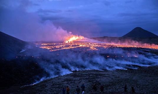 Une autre éruption volcanique en Islande