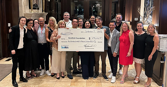 Voyages TravelBrands recueille 300,000$ pour la Fondation SickKids lors de sa 8e Classique Annuelle de Golf de Bienfaisance Voyages TravelBrands recueille 300,000$ pour la Fondation SickKids lors de sa 8e Classique Annuelle de Golf de Bienfaisance