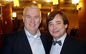 Duncan Bureau, vice-président Ventes mondiales d'Air Canada et Robert Trudeau, directeur des ventes corporatives et du développement commercial d’Air Canada