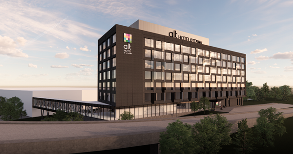 Le futur hôtel ALT à Ottawa
