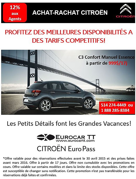 Achat-Rachat Citroën: « Les Petits Détails font les Grandes Vacances ! »