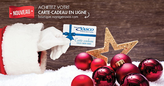 Voyage Vasco lance sa carte-cadeau en version électronique