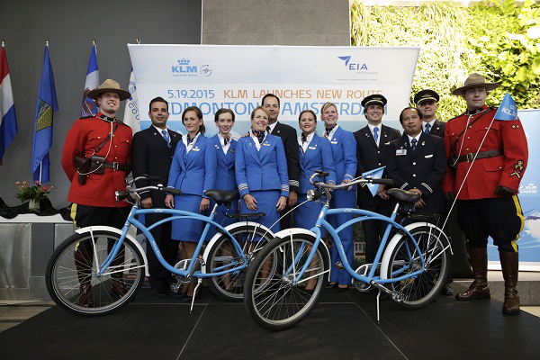 KLM: l’inauguration de la nouvelle liaison Edmonton -Amsterdam offre un nouvel accès entre l’ouest Canadien et l’Europe