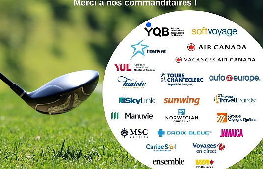 Tournoi de golf de l’industrie touristique : Les quatuors et billets individuels sont maintenant en vente !