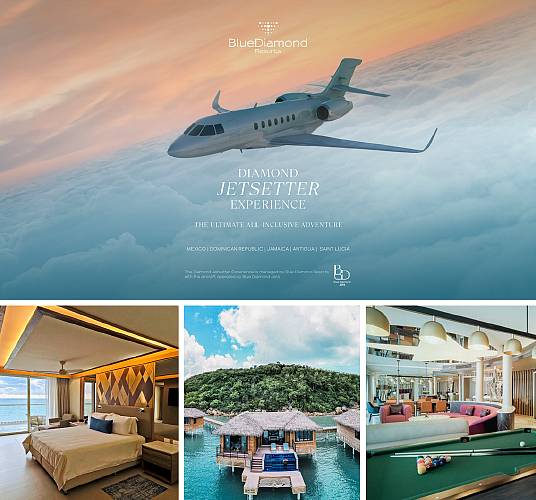 Blue Diamond Resorts : une expérience en jet privé avec majordome personnel de votre porte à votre centre de villégiature