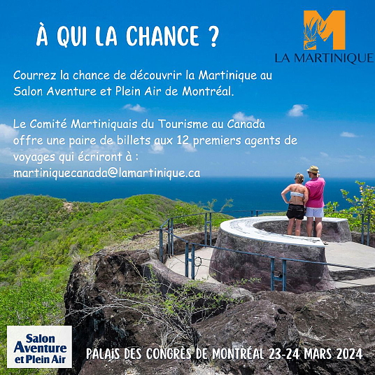 Martinique : Des entrées gratuites à gagner pour le Salon Aventure et Plein Air de Montréal 
