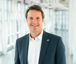 Diederik Pen, chef de l’exploitation du Groupe WestJet et président de WestJet Airlines (Groupe CNW/WESTJET, un partenariat de l’Alberta)