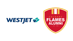 WestJet et l’Association des anciens des Flames de Calgary signent un partenariat de deux ans