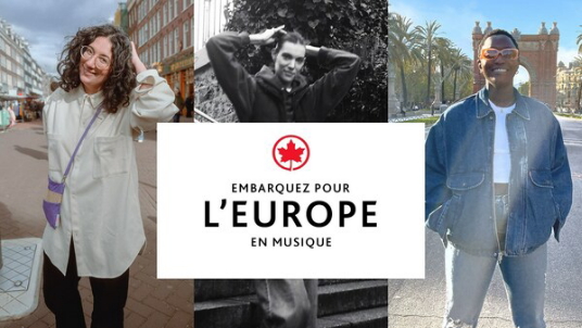 Air Canada célèbre la culture d'ici en lançant trois guides de voyage musicaux élaborés en collaboration avec des artistes québécoises de renom. (Groupe CNW/Air Canada)