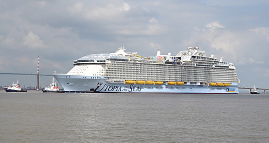 L' Utopia of the Seas de Royal Caribbean entame ses essais en mer