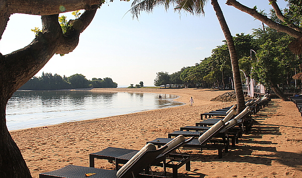 la plage du Melia Bali